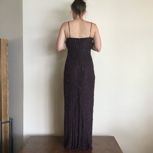 Montage by Mon Cheri Spaghetti Strap Sequined Column Dress - Picture 5 of 15